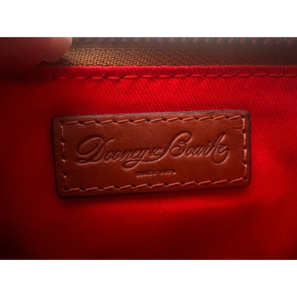 Dooney‎ Bourke Pebble Grain Leather Teal Crossbody Bag Small Purse 1975 - Picture 4 of 9